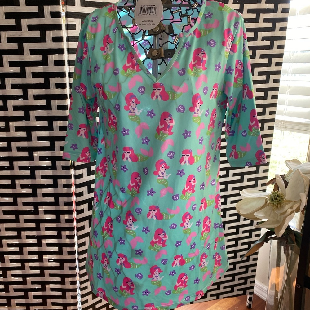 NWT Vic & Lou Girls Mermaid Tunic